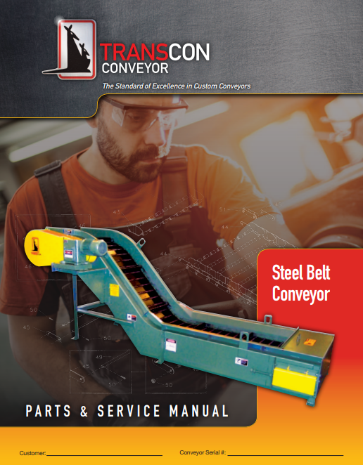 Steel Belt Conveyor Parts and Service Manual