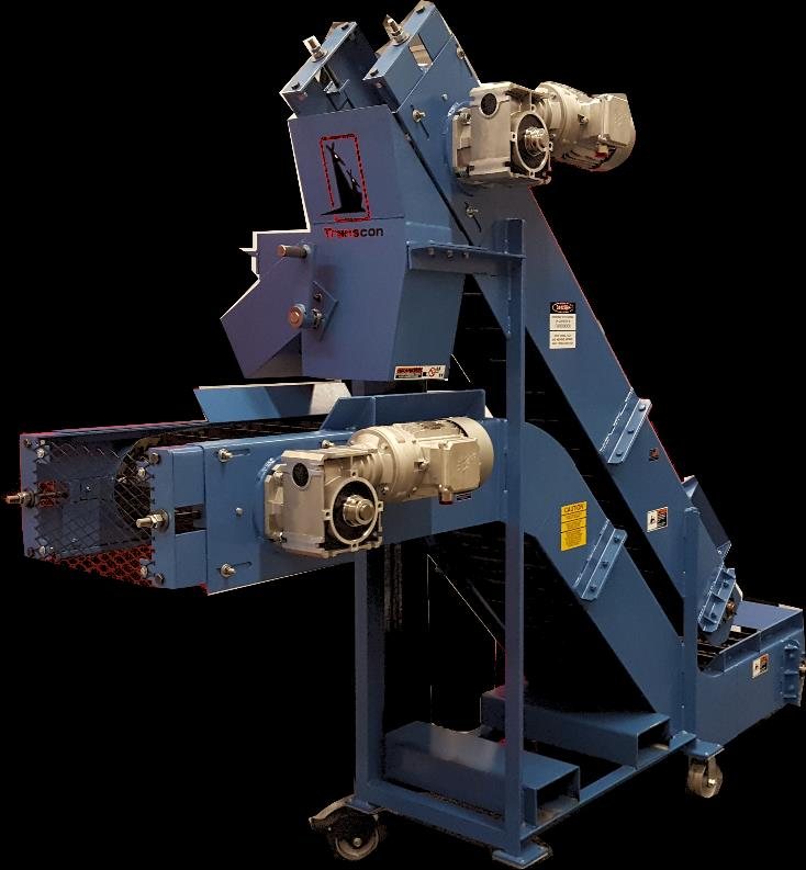 Transcon Piggy-Back conveyor, two conveyors mounted one above the other
